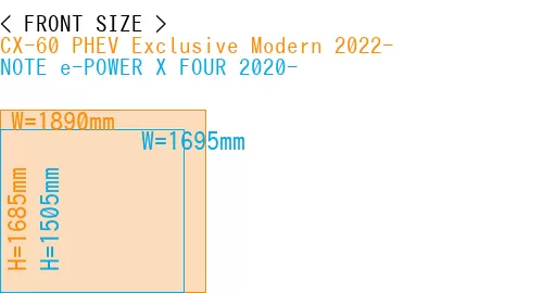 #CX-60 PHEV Exclusive Modern 2022- + NOTE e-POWER X FOUR 2020-